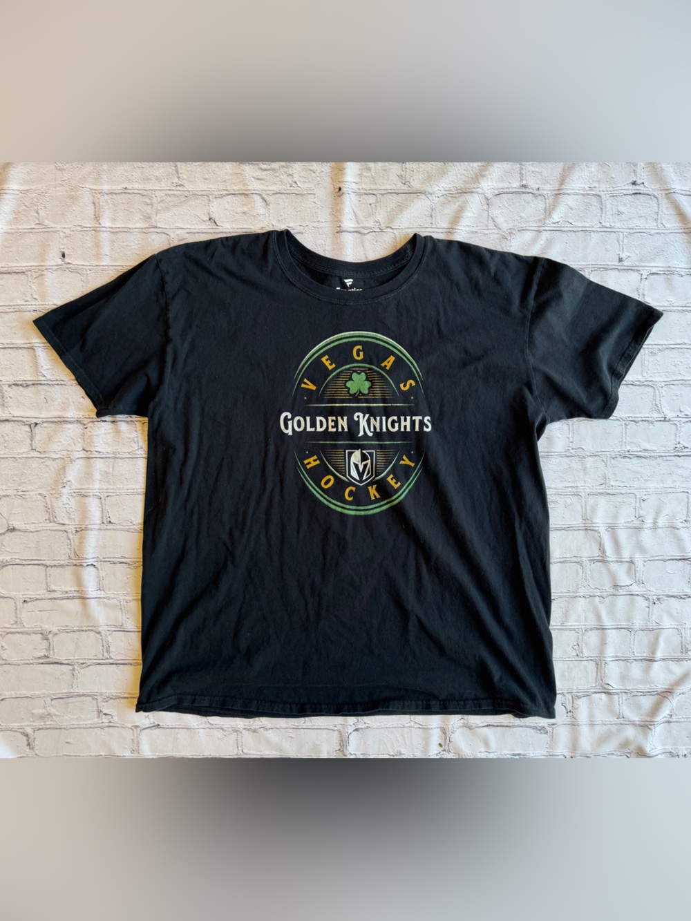 Las Vegas Golden Knights Fanatics T-Shirt Lucky Clover Short Sleeve  XXL